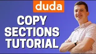 How To Copy Sections In Duda Site Editor