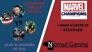 Marvel Champions: Gameplay - Captain America Leadership vs. Klaw/Masters of Evil