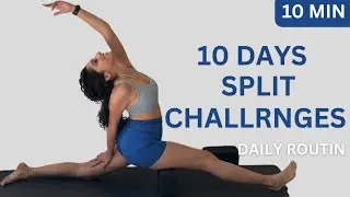  Front Split Challenge| Day 5💥 Hamstring & Hip Flexibility Flow