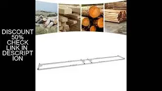 Portable Chainsaw Mill 2.7m Mobile Sawmill Chainsaw Mill Planking Milling Chainsaw Tool Professional