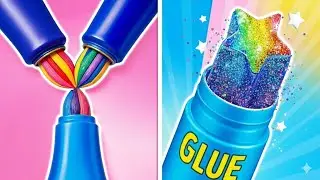 NEUE 123 GO! GENIUS KUNST-HACKS, DIE DU NOCH NIE GESEHEN HAST || Kunst-Tricks, die du JEDEN TAG
