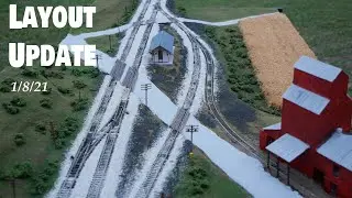 N Scale Model Train Layout Update 1/8/21: The Piketon Module (Part 2)