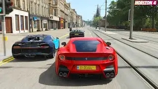 Forza Horizon 4 - Ferrari F12tdf | Goliath Race Gameplay