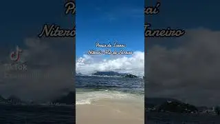Praia de Icara&iacute; , Niter&oacute;i - Rio de Janeiro #riodejaneiro #niteroi #praia #icarai #viagem