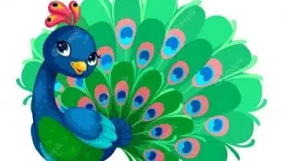 How to draw a peacock 🤩🦚 simple drawing #trending #viral #art #artwork #drawing #moralstories