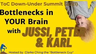 ToC DownUnder - Bottlenecks in YOUR brain - 3 sessions