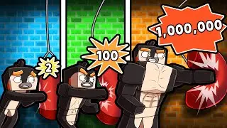 Can YOU hit 1,000,000 Damage in Minecraft? (RIPPED Muscles)