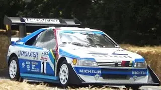 Flame Spitting Peugeot 405 T16 Pikes Peak Winner!