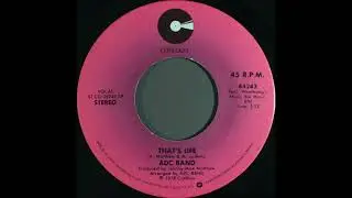 🔵 ADC Band &ndash; That's Life 1978