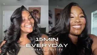15 Min Everyday &ldquo;SOFT GLAM MAKEUP&rdquo; Routine For WOC| Products Included✨