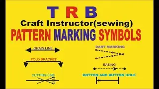 TRB PATTERN MAKING SYMBOLS PART- 2