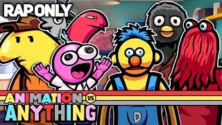 (RAP ONLY) Smiling Friends vs Don't Hug Me I'm Scared - ANIMATION VS ANYTHING: CH. III