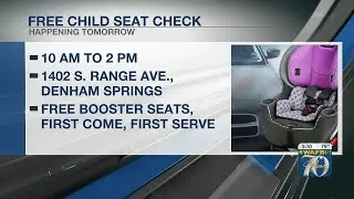 LSP to host free child seat safety check event