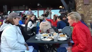 Jackson Hole, band covering Nelly at the top of the Gondola