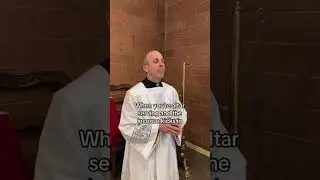 When the incense kicks in 😅 #catholic #faith #priest #nau #catholicjacks