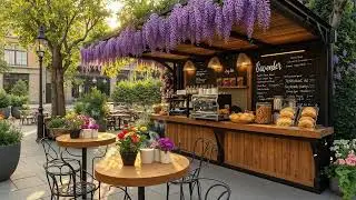 Warm Spring Jazz Caf&eacute; 🌸 Chill Coffee Jazz Music for Peaceful Mornings and Soft Evenings