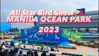 All Star BIRD SHOW | Manila OCEAN PARK 2023 #Philippines #animals #show #travel
