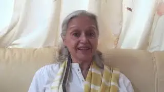 Renowned  Film actress Beena Banerjee sharing her experience with Brahmakumaris.