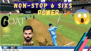 Non-Stop 6 Sixes Power! 😱🔥 | Real Cricket 24 | WCC3 Best Batting Highlights | Pankaj 46 Not Out