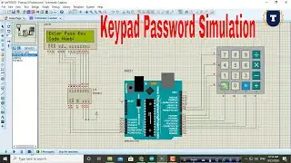 Keypad Password Simulation With Proteus | Password based simulation project