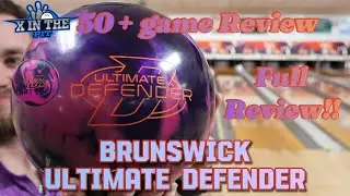 Brunswick Ultimate Defender // Bowling Ball Review!! 4k