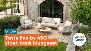 Taste Eva loungeset in &lsquo;latte&rsquo; rope: stijlvol en weerbestendig | Van der Garde Tuinmeubelen