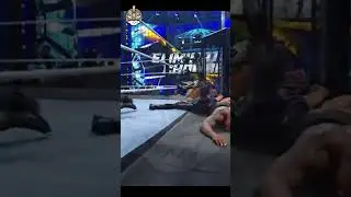 Montez Ford jumps from the top of the cage #omg #wwe #prowrestling #aew #luchalibre #nxt