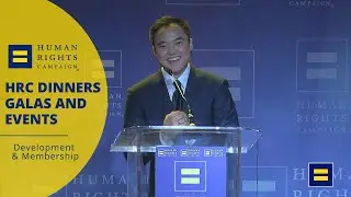 Leo Sheng Receives the HRC Visibility Award at the 2022 HRC San Diego Dinner