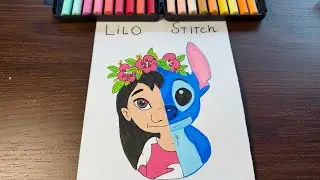 Easy Drawing Lilo from Stitch 😍🌺 