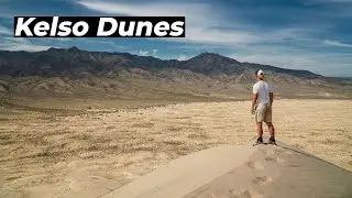 Hiking in Mojave Desert - Kelso Dunes - One of United States Tallest Sand Dunes