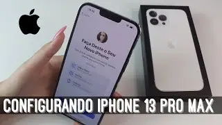 CONFIGURANDO IPHONE 13 PRO MAX | ADICIONANDO BACKUP DO CELULAR ANTERIOR