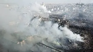 Exclusive: Aerial footage of factory blast in E China