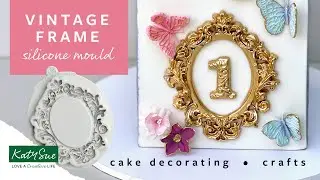 Vintage Frame Food Safe Mould for Cakes & Crafts