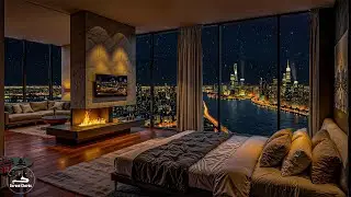 Soft Jazz Music To Relieve Stress - Smooth Jazz Melody In The Warm Bedroom Space For Relaxation