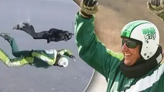 Luke Aikins r&eacute;alise un saut de 7620 m&egrave;tres sans parachute