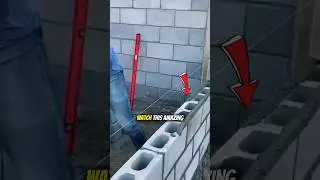 &ldquo;Perfect Bricklaying Technique Using Concrete Trowel | Satisfying Masonry Work Like a Pro!&rdquo;