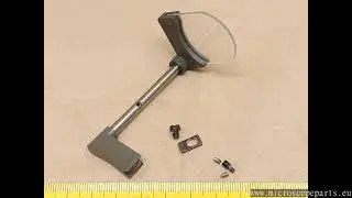 Carl Zeiss Jena Ergaval / Amplival - Mikroskopbeleuchtung-Mattfilter mit Griff | Mattscheibe
