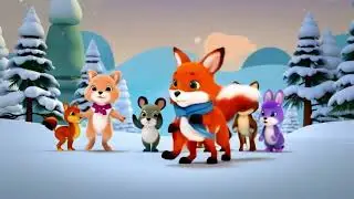 Fluffy Fox’s Snowy Song 🦊❄️ A Winter Wonderland Adventure