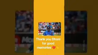 Thanks Dhoni ❤️😇