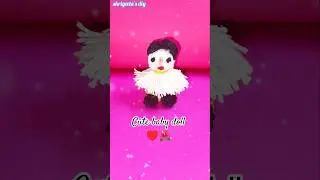 diy doll with woolen &hearts;️🎎#shrigeeta'sdiy #viral #shortsfeed