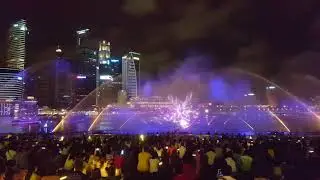 新加坡滨海湾金沙音乐喷泉2