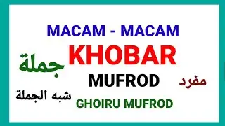 Cara mudah belajar ilmu nahwu dasar # 43 # Tentang MACAM - MACAM KHOBAR