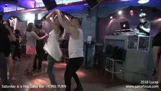 Saturday is a Hot Salsa Bar  HONG TURN  417
