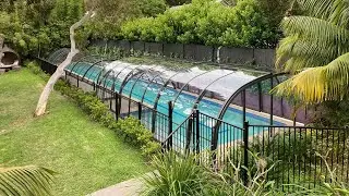 Lap Pool Retractable Enclosure. Let's get the most out of your lap pool, swim all year round.