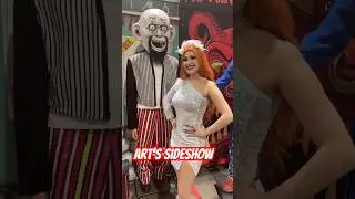 Art&rsquo;s Sideshow Horror Popup &bull; #midsummerscream #gothmodel #popups #halloween2023 #spookyvibes