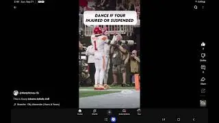 Dance if your injured or suspended 
