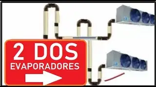 REVISION DE CAMARA FRIGORIFICA CON DOS EVAPORADORES Y GAS SUSTITUTO DE R22 PARTES Y FUNCIONAMIENTO