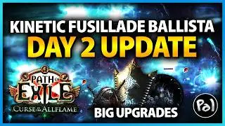 Kinetic Fusillade Ballista Hierophant | All Bosses Down + Aegis Aurora Setup | Day 2 Update 3.29