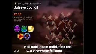 Epic Seven Juleeve Council Hell Raid - team build,stats and showcase