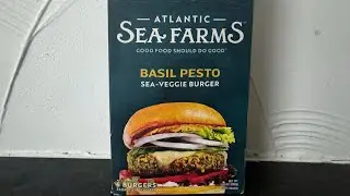 Atlantic Sea Farms/Basil Pesto Sea Veggie #veganfoodtastetest #atlanticseafarms #seaveggiepatty